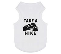 Azeeda 'Take a Hike Mountains' Pet Dog/Cat T-Shirt, S (PT00159817)