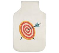Azeeda 'Target with Arrow' Hot Water Bottle Cover (HW00045331)