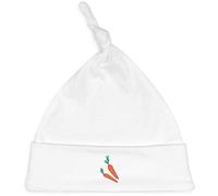 Azeeda 'Tasty Carrots. ' Baby Beanie Hat (BH00021971) White