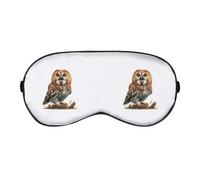 Azeeda 'Tawny Owl Calling' Sleep/Travel Eye Mask (EY00031902)