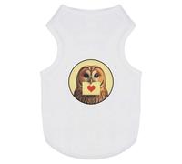 Azeeda 'Tawny Owl Love Note' Pet Dog/Cat T-Shirt, M (PT00151018)