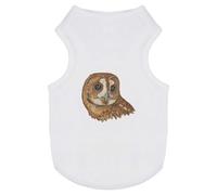 Azeeda 'Tawny Owl Portrait' Pet Dog/Cat T-Shirt, M (PT00155706)
