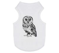 Azeeda 'Tawny Owl Standing' Pet Dog/Cat T-Shirt, XS (PT00155620)