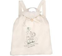 Azeeda 'Teacup Ghost Artie The Painter' Canvas Rucksack/Backpack (RK00045862)