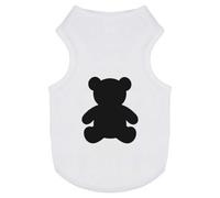 Azeeda 'Teddy Bear Sitting Silhouette' Pet Dog/Cat T-Shirt, L (PT00187547)
