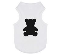 Azeeda 'Teddy Bear Sitting Silhouette' Pet Dog/Cat T-Shirt, XS (PT00187544)
