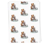Azeeda 'Teddy Bear Tea Party' Gift Wrap Paper (GI00144803)