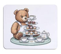 Azeeda 'Teddy Bear Tea Party' Mouse Mat/Desk Pad (MO00049225)