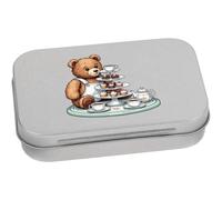 Azeeda 'Teddy Bear Tea Party' Storage Tin - 95mm (TT00346177)