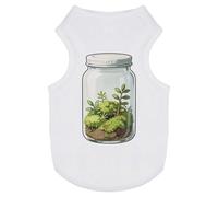 Azeeda 'Terrarium in Jar' Pet Dog/Cat T-Shirt, M (PT00180610)