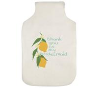 Azeeda 'Thank You to My Bridesmaid ' Hot Water Bottle Cover (HW00044704)