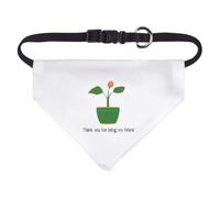 Azeeda 'Thanks For Being A Friend' Pet Bandana - White, S (PD00085233)