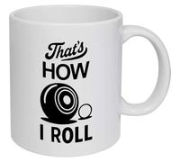 Azeeda 'That's How I Roll: Bowls' Ceramic Mug - 320ml (11oz) (MG00089050)
