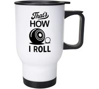 Azeeda 'That's How I Roll: Bowls' Travel Mug - 400ml (14oz) (MG00089051)