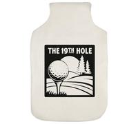 Azeeda 'The 19th Hole Golf' Hot Water Bottle Cover (HW00042828)