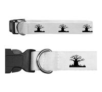 Azeeda 'The Baobab' Dog Collar - White, S (PR00088623)