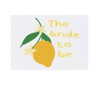 Azeeda 'The Bride To Be' Temporary Tattoo - Water Resistant, Skin-Safe, Non-Toxic Transfer (TO00092195)