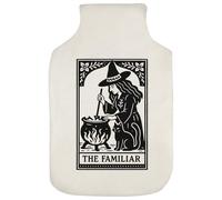 Azeeda 'The Familiar Tarot Card' Hot Water Bottle Cover (HW00042076)