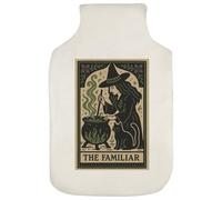 Azeeda 'The Familiar Tarot Card' Hot Water Bottle Cover (HW00042077)