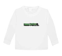 Azeeda 'The Flying Scotsman' Kids T-Shirt - White, 9-11 (KL00106562)