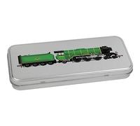 Azeeda 'The Flying Scotsman' Stationery Tin - 180mm (TT00205699) | Metal Hinged Keepsake Box for Pens, Pencils, Crafts and Gifts