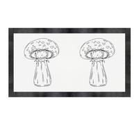 Azeeda 'The Happy Toadstool ' Pet Feeding Mat (PM00039347)