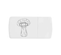 Azeeda 'The Happy Toadstool ' Pill Box with Splitter (PI00044464)