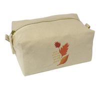 Azeeda 'The Little Things Bring Pleasure ' Canvas Wash Bag/Makeup Case (CS00048315)