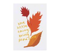 Azeeda 'The Little Things Bring Pleasure ' Temporary Tattoo - Water Resistant, Skin-Safe, Non-Toxic Transfer (TO00093523)