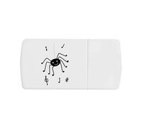 Azeeda 'The Melodious Spider' Pill Box with Splitter (PI00044357)