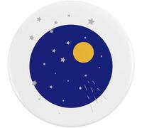 Azeeda 'The Moon And The Stars' Button Badge - 77mm (BB00170888)