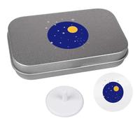 Azeeda 'The Moon And The Stars' Golf Markers Gift Set (GO00097059)