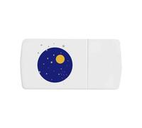 Azeeda 'The Moon and The Stars' Pill Box with Tablet Splitter (PI00044178)