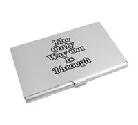 Azeeda 'The Only Way Out is Through' Business Card Holder/Credit Card Wallet (CH00051012)