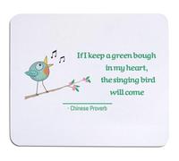 Azeeda 'The Singing Bird' Mouse Mat/Desk Pad (MO00047270)