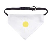 Azeeda 'The Sun Is Shining' Pet Bandana - White, S (PD00086929)