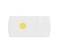 Azeeda 'The Sun is Shining' Pill Box with Splitter (PI00045754)