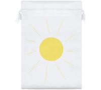 Azeeda 'The Sun Is Shining' Satin Gift Bag - 25cm (SB00162475) | Drawstring Gift Pouch for Wedding Favours, Jewellery and Parties