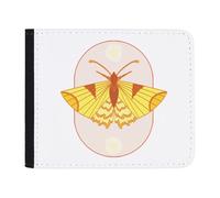Azeeda 'The Sun Moth' Slim Wallet/Cardholder (WL00039262) | Folding Card Holder with Cash Sleeve for Travel and Gifts