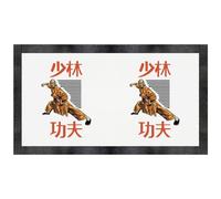 Azeeda 'The Way of Shaolin' Pet Feeding Mat (PM00028563)