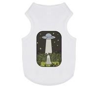 Azeeda 'There's A UFO In The Cornfield' Pet Dog/Cat T-Shirt, L (PT00165311)