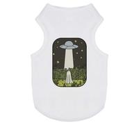 Azeeda 'There's A UFO In The Cornfield' Pet Dog/Cat T-Shirt, M (PT00165310)