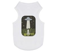 Azeeda 'There's A UFO In The Cornfield' Pet Dog/Cat T-Shirt, S (PT00165309)