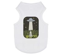 Azeeda 'There's A UFO In The Cornfield' Pet Dog/Cat T-Shirt, XS (PT00165308)