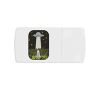 Azeeda 'There's A UFO in The Cornfield' Pill Box with Tablet Splitter (PI00037728)