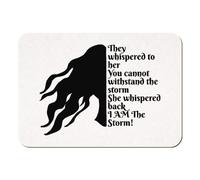 Azeeda 'They Whispered To Her' Rectangular Fridge Magnet - Decorative Refrigerator & Whiteboard Magnet for Home, Kitchen or Office - 70mm x 49mm (FM00055012)
