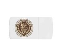 Azeeda 'Thinking of You Owl' Pill Box with Tablet Splitter (PI00042070)