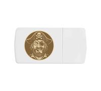 Azeeda 'Thirsty Pirate' Pill Box with Splitter (PI00044813)