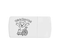 Azeeda 'This is How I Roll' Pill Box with Tablet Splitter (PI00036997)