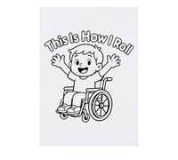 Azeeda 'This is How I Roll' Temporary Tattoo - Water Resistant, Skin-Safe, Non-Toxic Transfer (TO00089691)